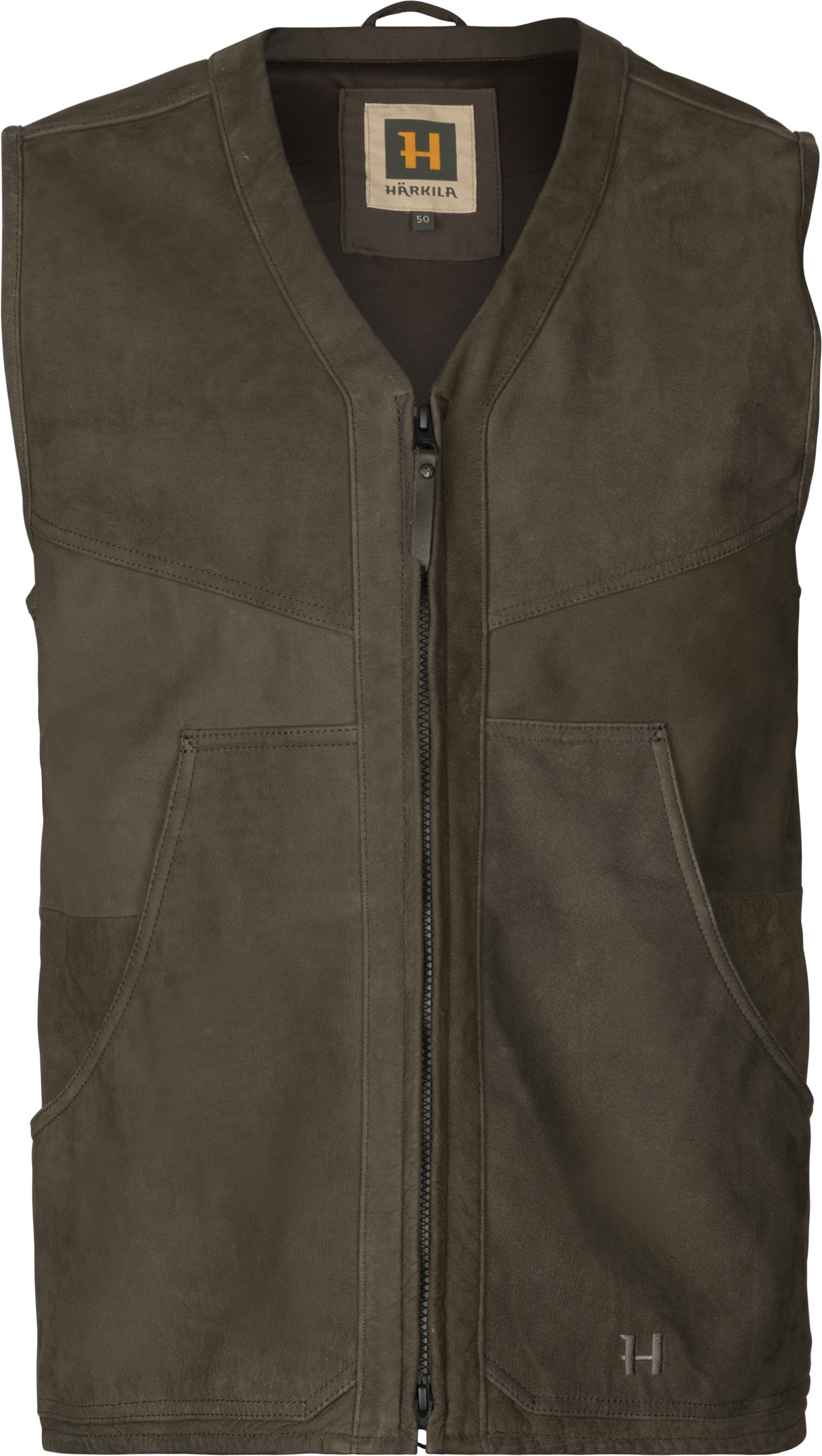 Härkila Pro Hunter Leather Vest metsästysliivi, Willow Green