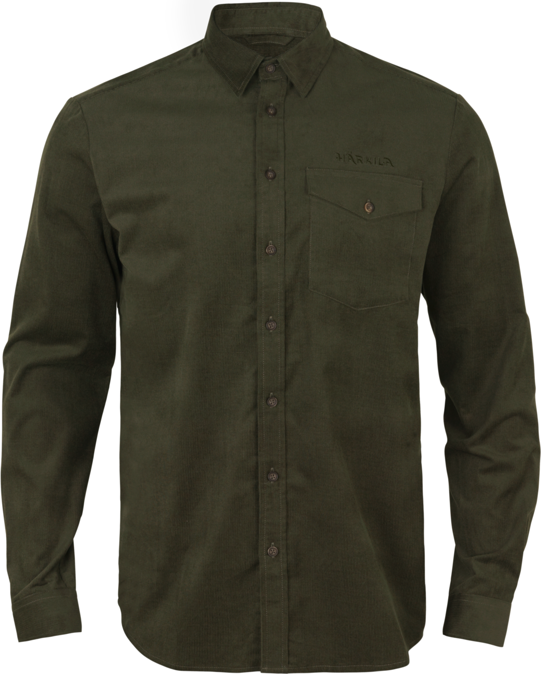 Härkila Kaldfjord vakosamettipaita, vihreä