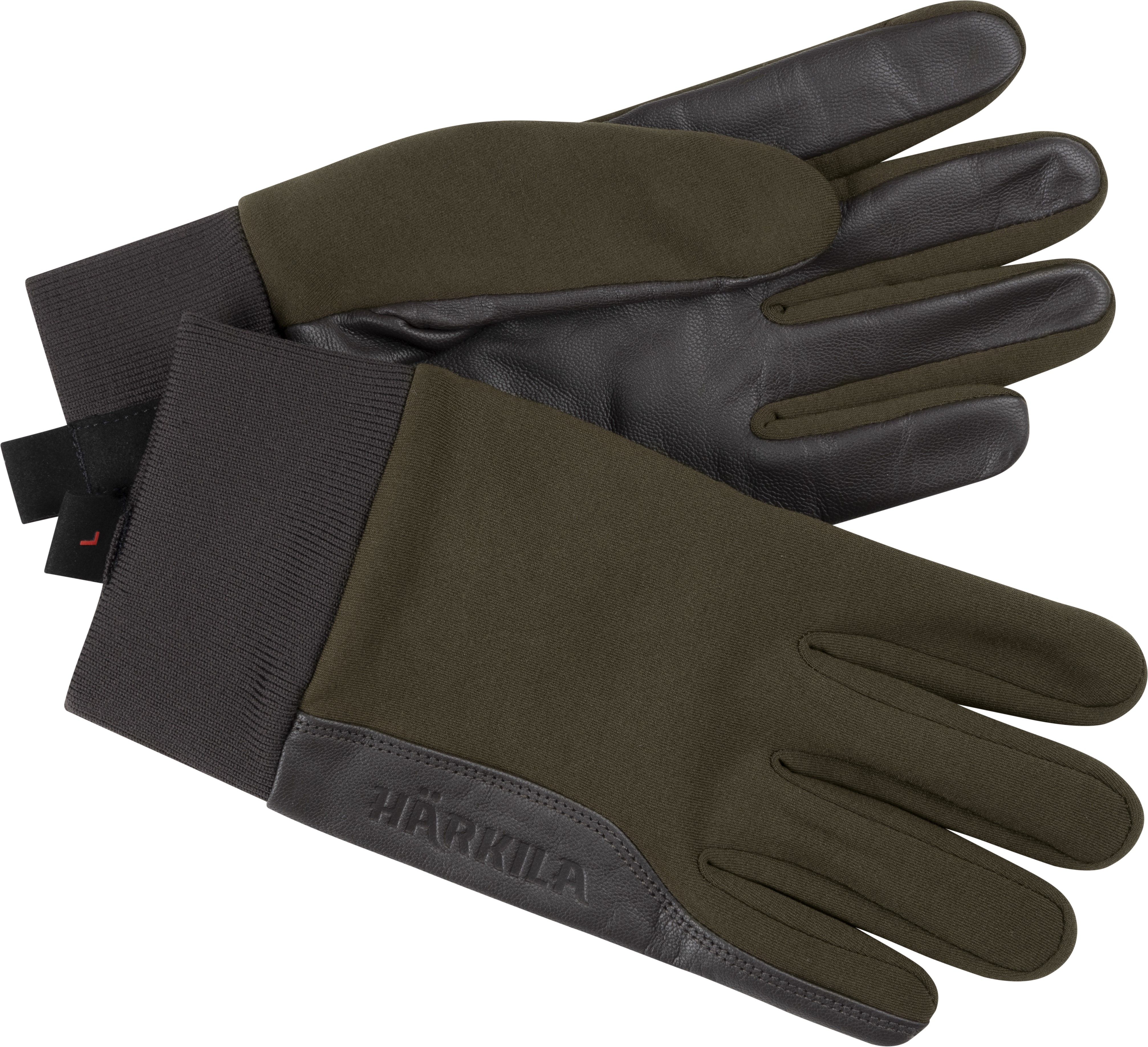 Härkila Driven Hunt Shooting Glove Willow Green/Shadow Brown