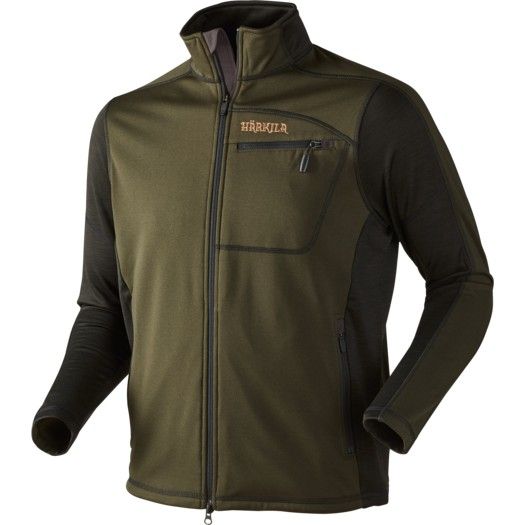 Härkila Vestmar Hybrid Fleece Jacket Rifle Green Melange