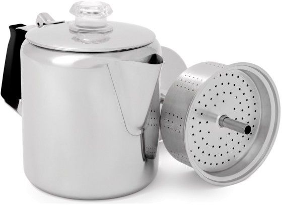 GSI Outdoors Glacier Stainless Perkulator 6 kopper