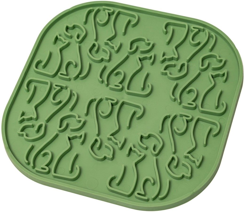 Fiboo Lollipopp Slikkematte 19cm Grønn