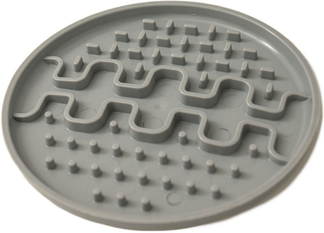 Fiboo Lollipop Mini ruokamatto, 13 cm, harmaa