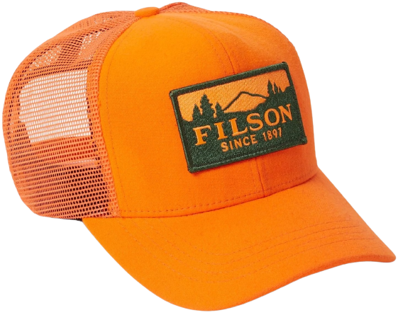 Filson Logger Mesh Cap Blaze Orange