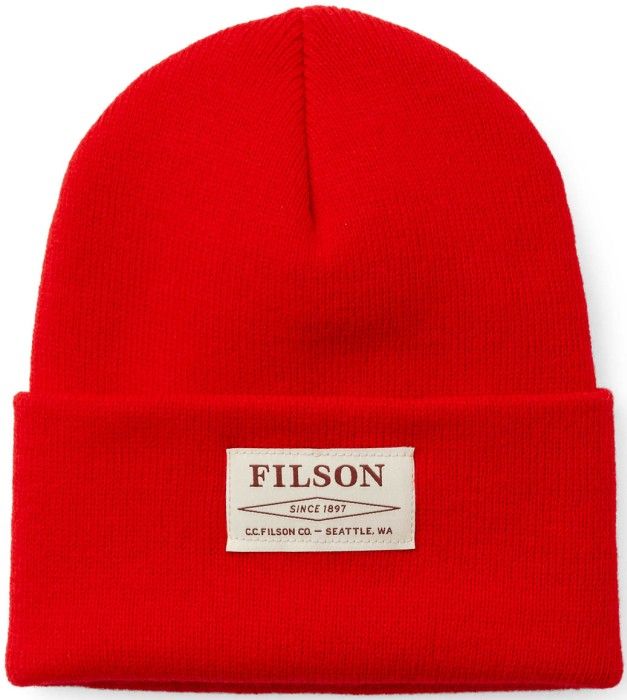 Filson Ballard Watch Cap Red
