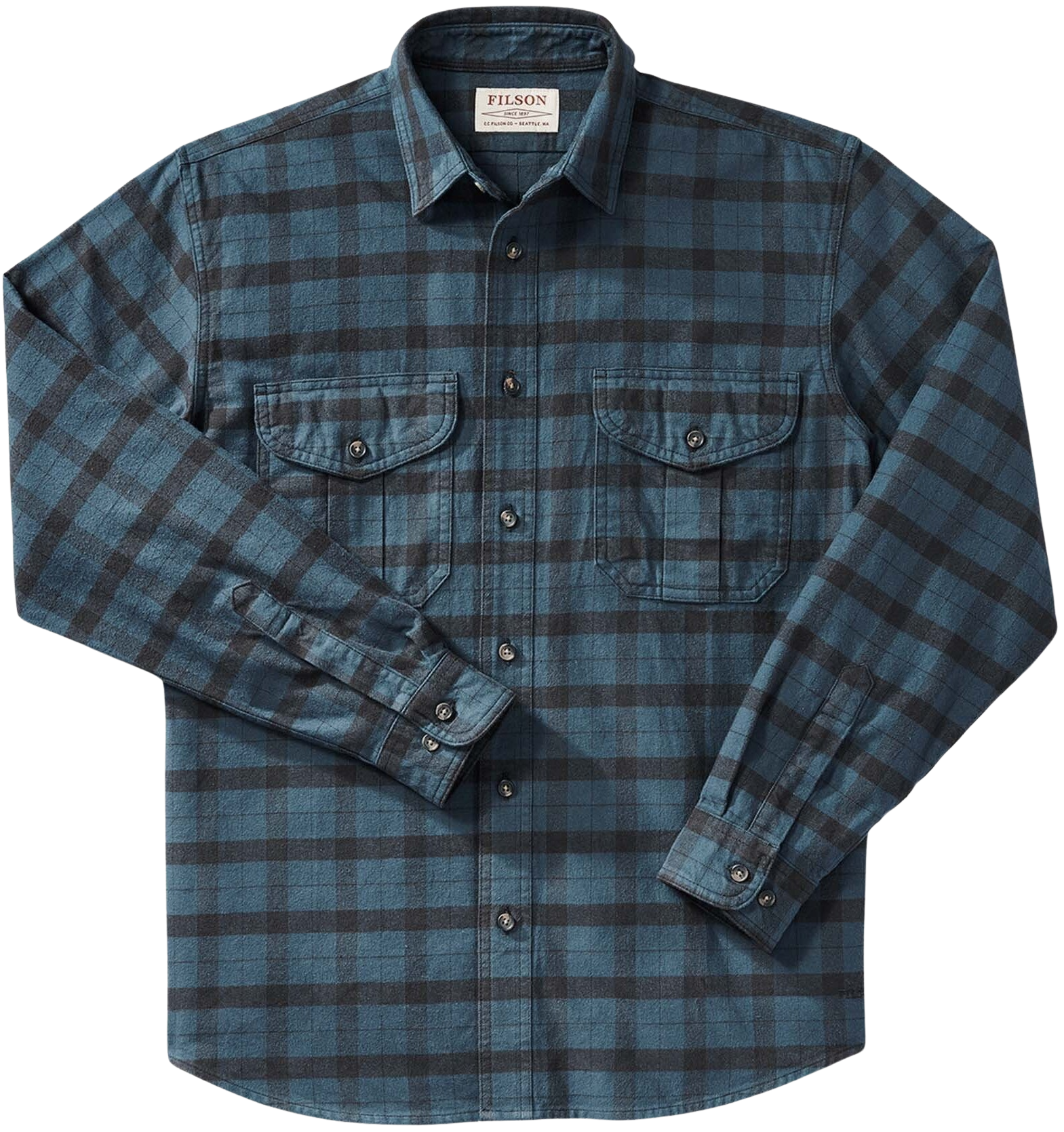 Filson Alaskan Guide Shirt flanellipaita, Midnight Black