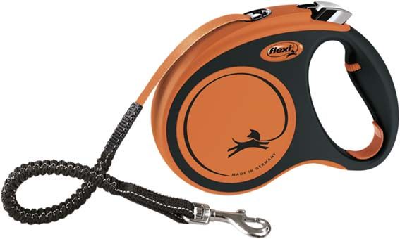 Flexi XTREME 5 m Band L Svart/Orange
