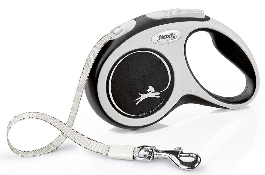 Flexi New Comfort leveähihnainen kelatalutin S, 5 m, useita värejä