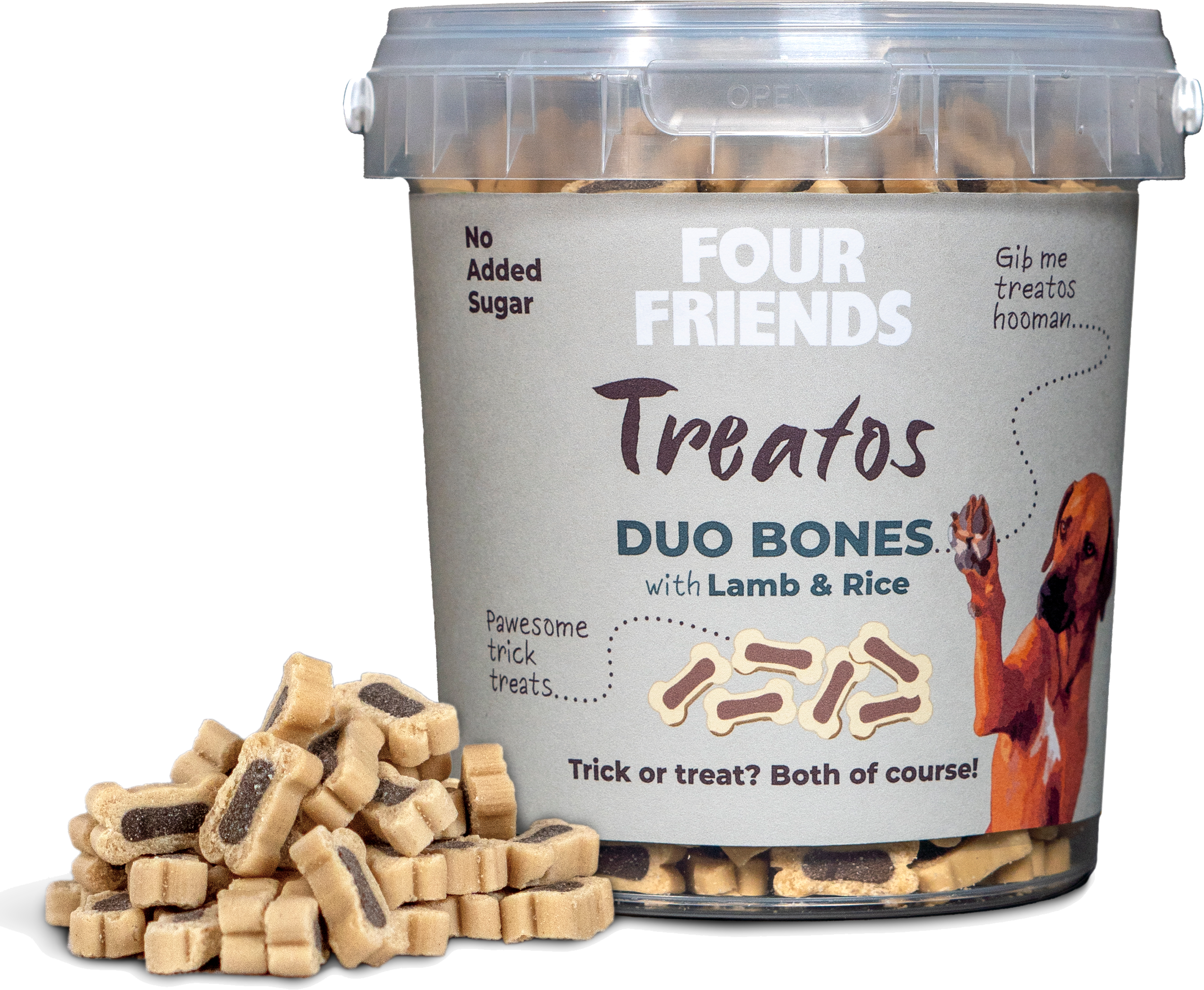 Four Friends Treatos Duo Bones makupalat, 500 g