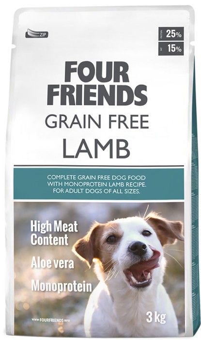 Four Friends Dog Grain Free Lamb 3 kg