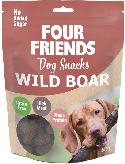 Four Friends Dog Snacks Wild Boar 200 g