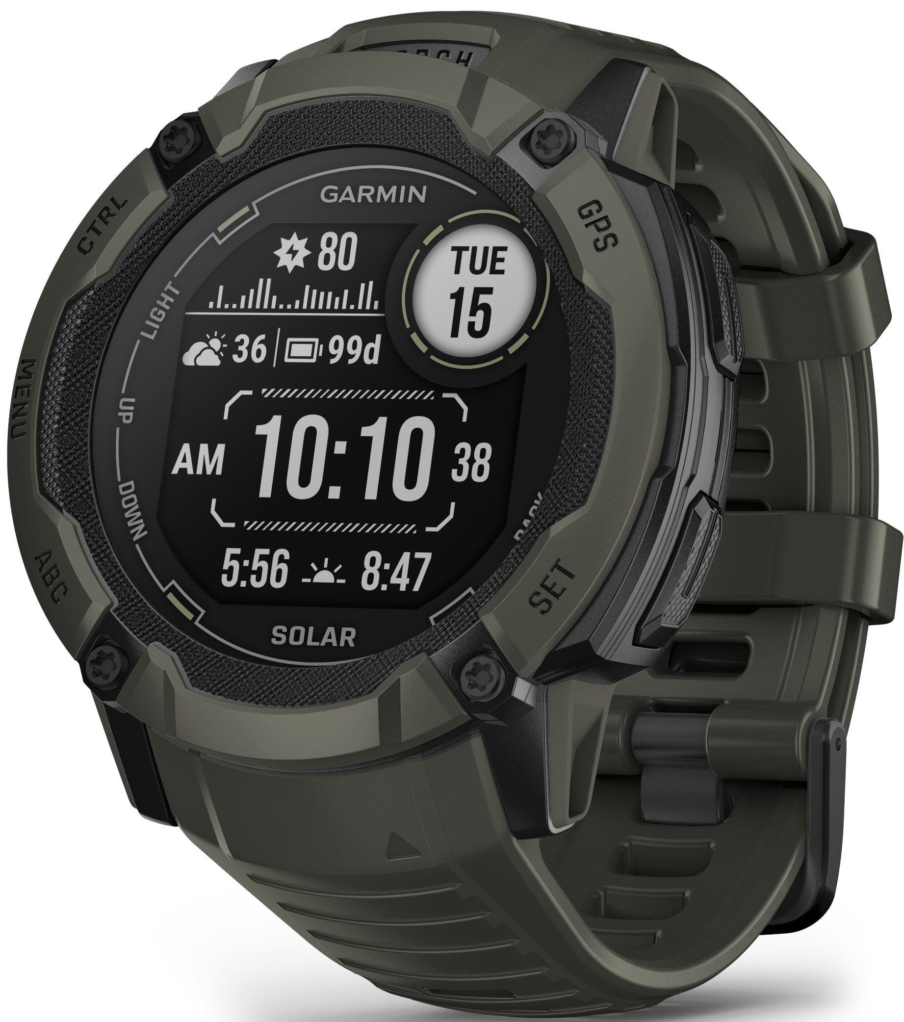 Garmin Instinct 2X Solar Moss