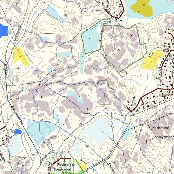 Garmin tilarajallinen maastokartta