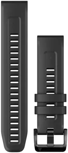 Garmin QuickFit 22 mm Black Silicone Band