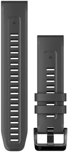Garmin QuickFit 22 mm Graphite Silicone Band