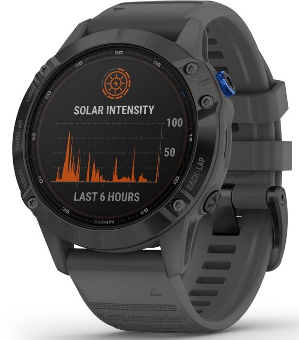 Garmin Fenix 6 Pro Solar Black with Slate Gray