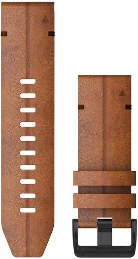 Garmin 6X QuickFit 26mm Watch Band Chestnut Leather