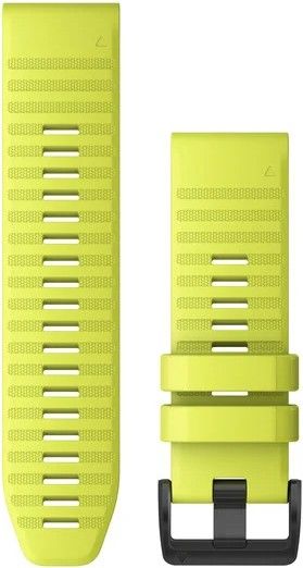 Garmin 6X QuickFit 26mm Watch Band Amp Yellow Silicone