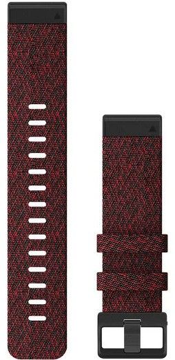 Garmin 6 QuickFit 22mm Watch Band Heathered Red Nylon