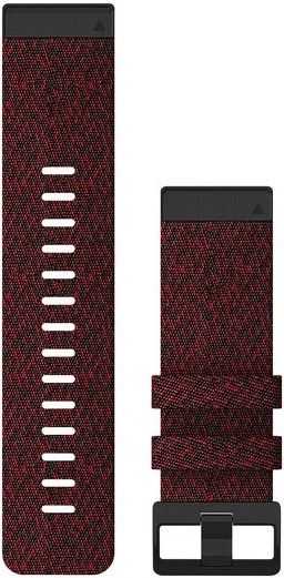 Garmin 6X QuickFit 26mm Watch Band Heathered Red Nylon