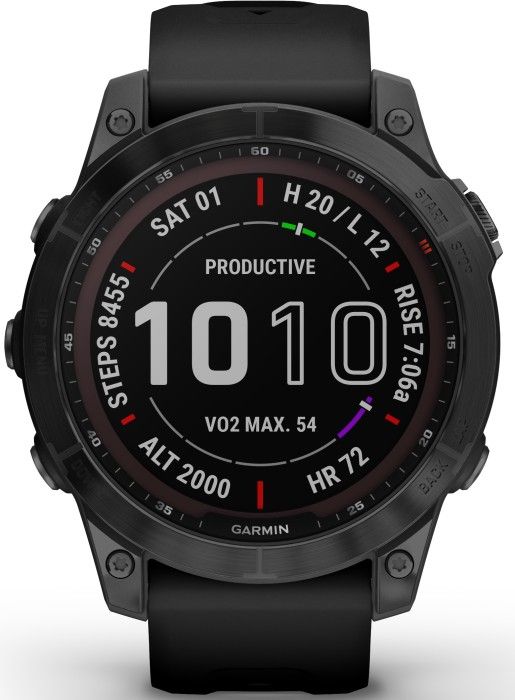 Garmin Fenix 7X Sapphire Solar Carbon Gray Titanium