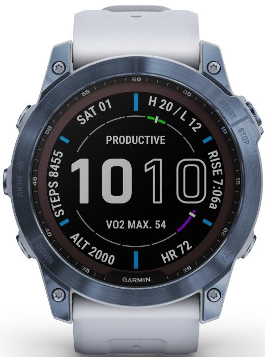 Garmin Fenix 7X Sapphire Solar Mineral Blue Titanium