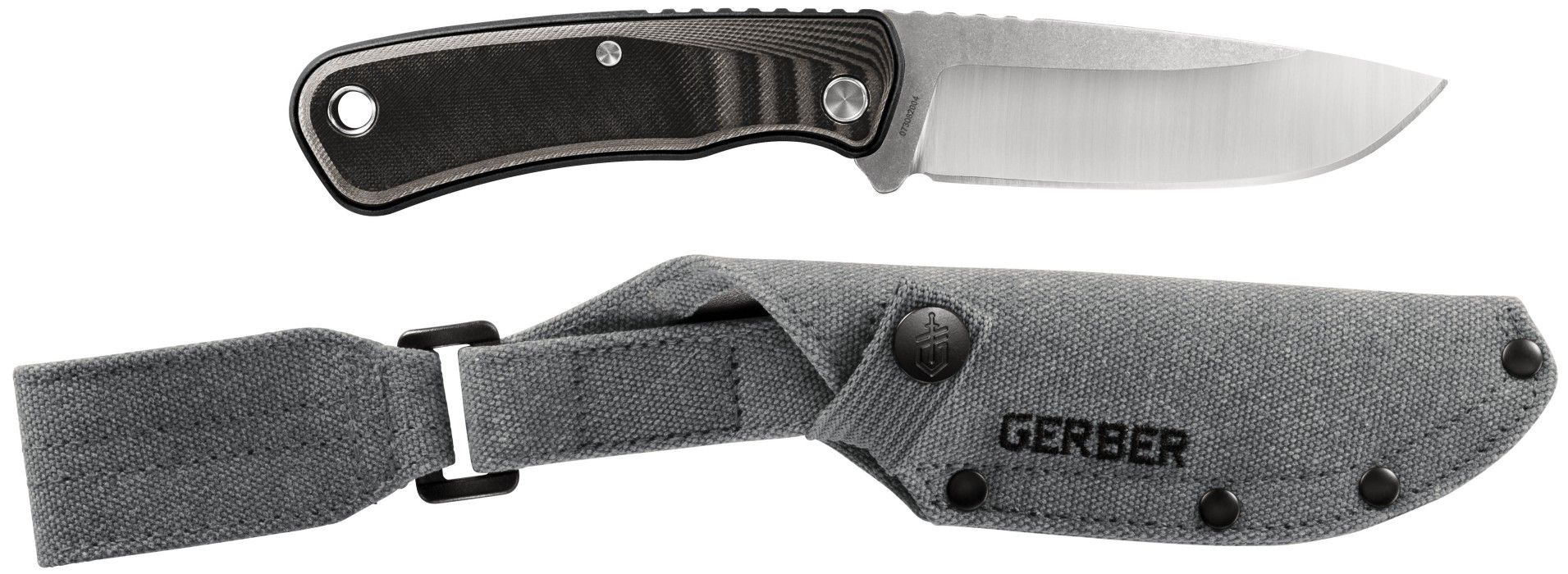 Gerber Downwind Drop Point Black