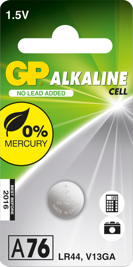 GP Batteries GP knappcell 1,5V LR44, 1-pack