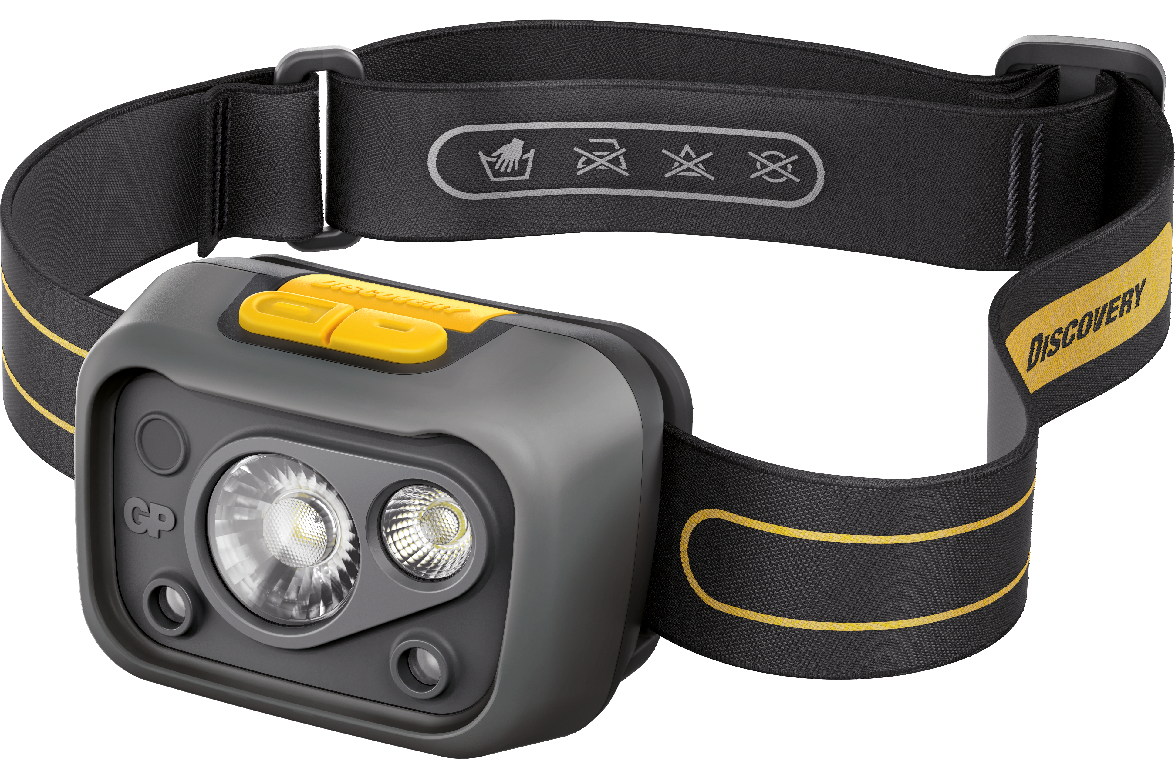 GP Lighting GP Discovery Headlamp CHW54 otsalamppu sensorilla, 375 lm