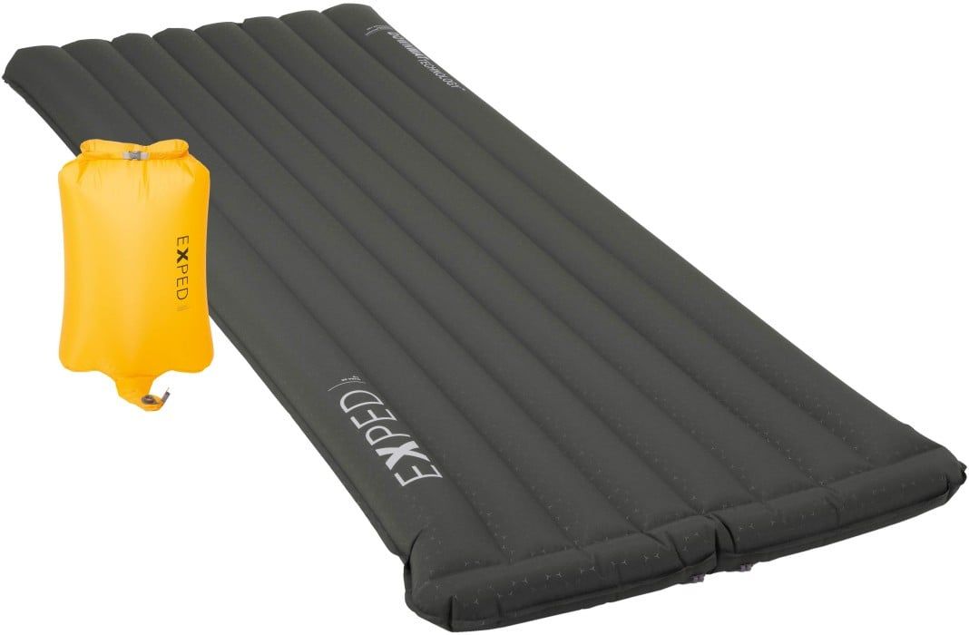 Exped Dura 8R L Wide -40 °C Downmat untuvaeristeinen makuualusta, Charcoal