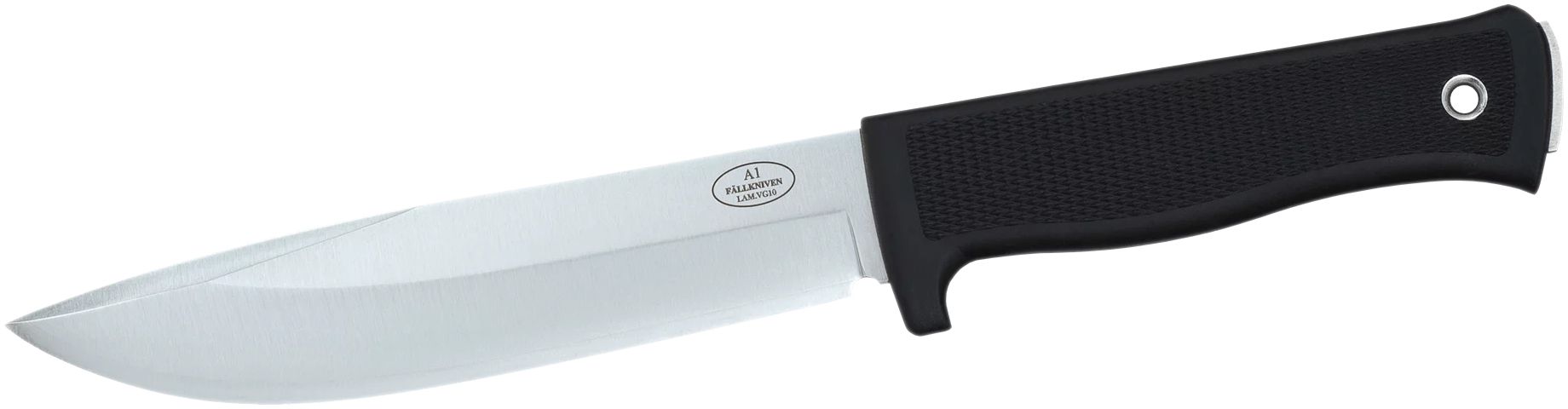 F&auml;llkniven A1 med L&auml;derh&ouml;lster