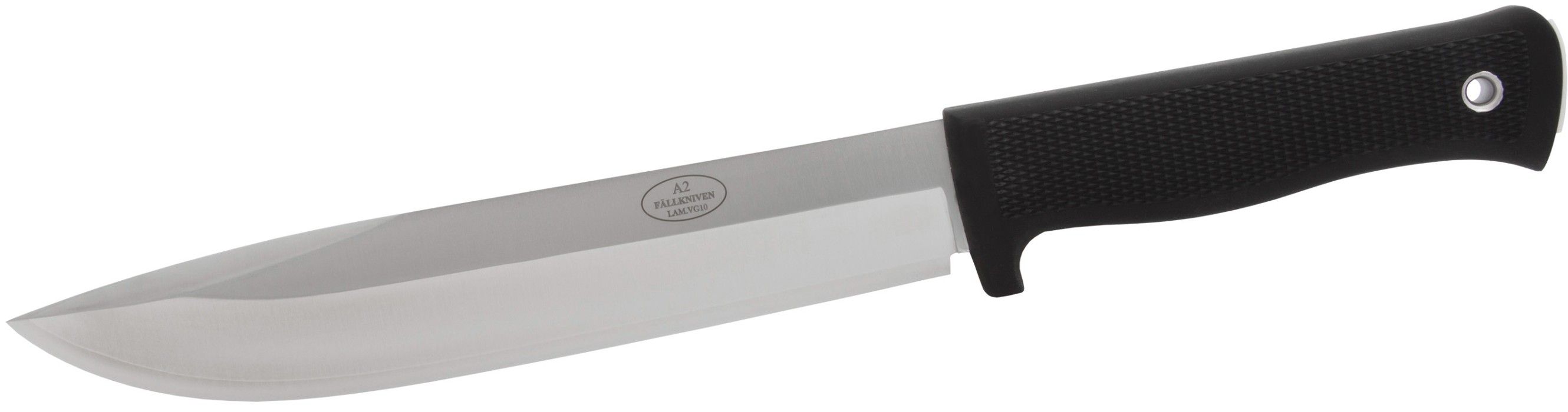 F&auml;llkniven A2 med L&auml;derh&ouml;lster