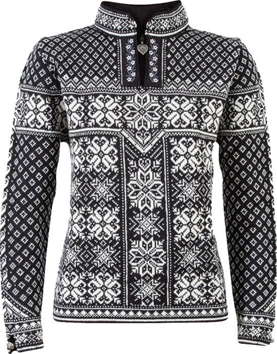 Dale of Norway W's Peace Fem Sweater Black/Off White