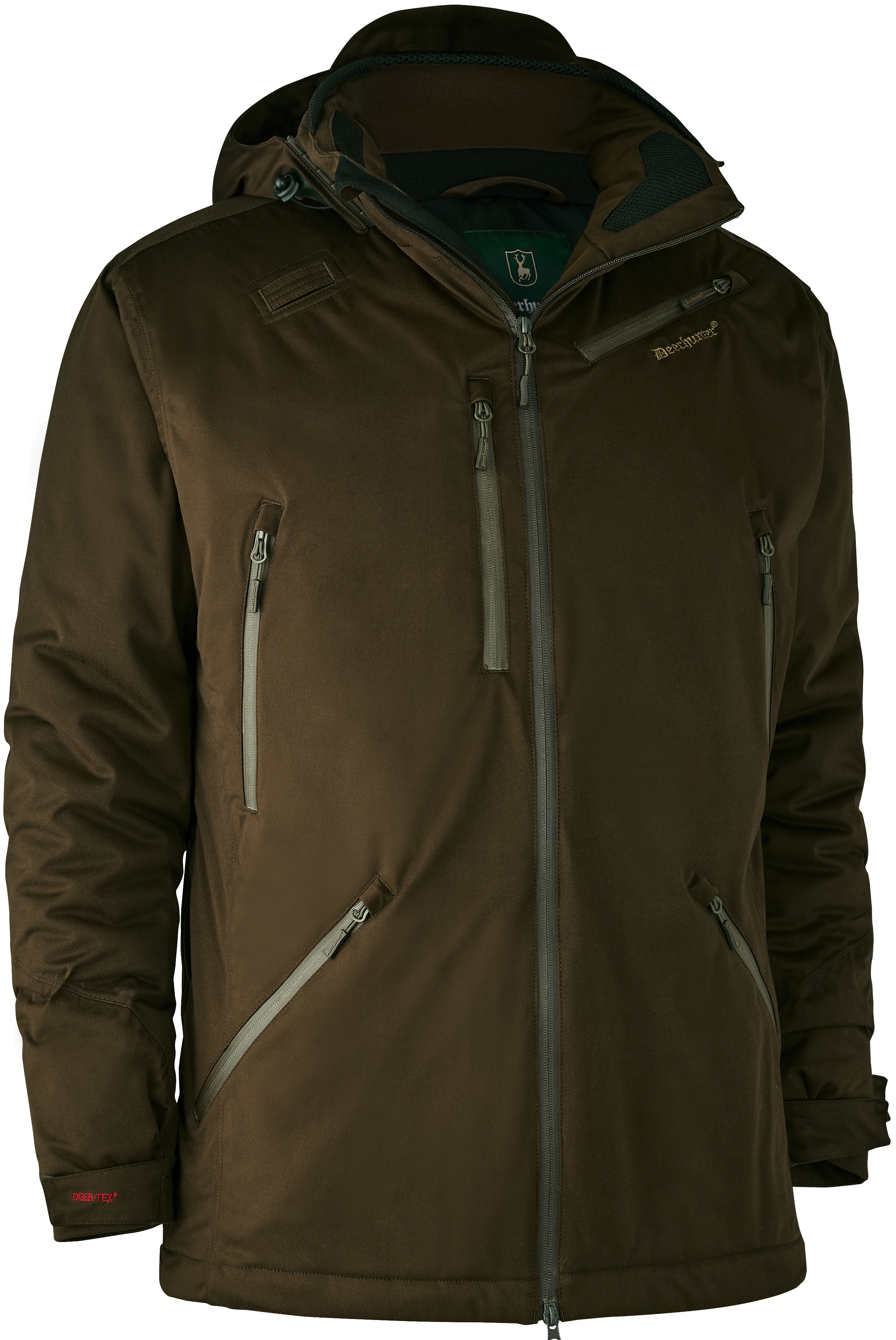 Deerhunter Excape Winter Jacket topattu metsästystakki, vihreä
