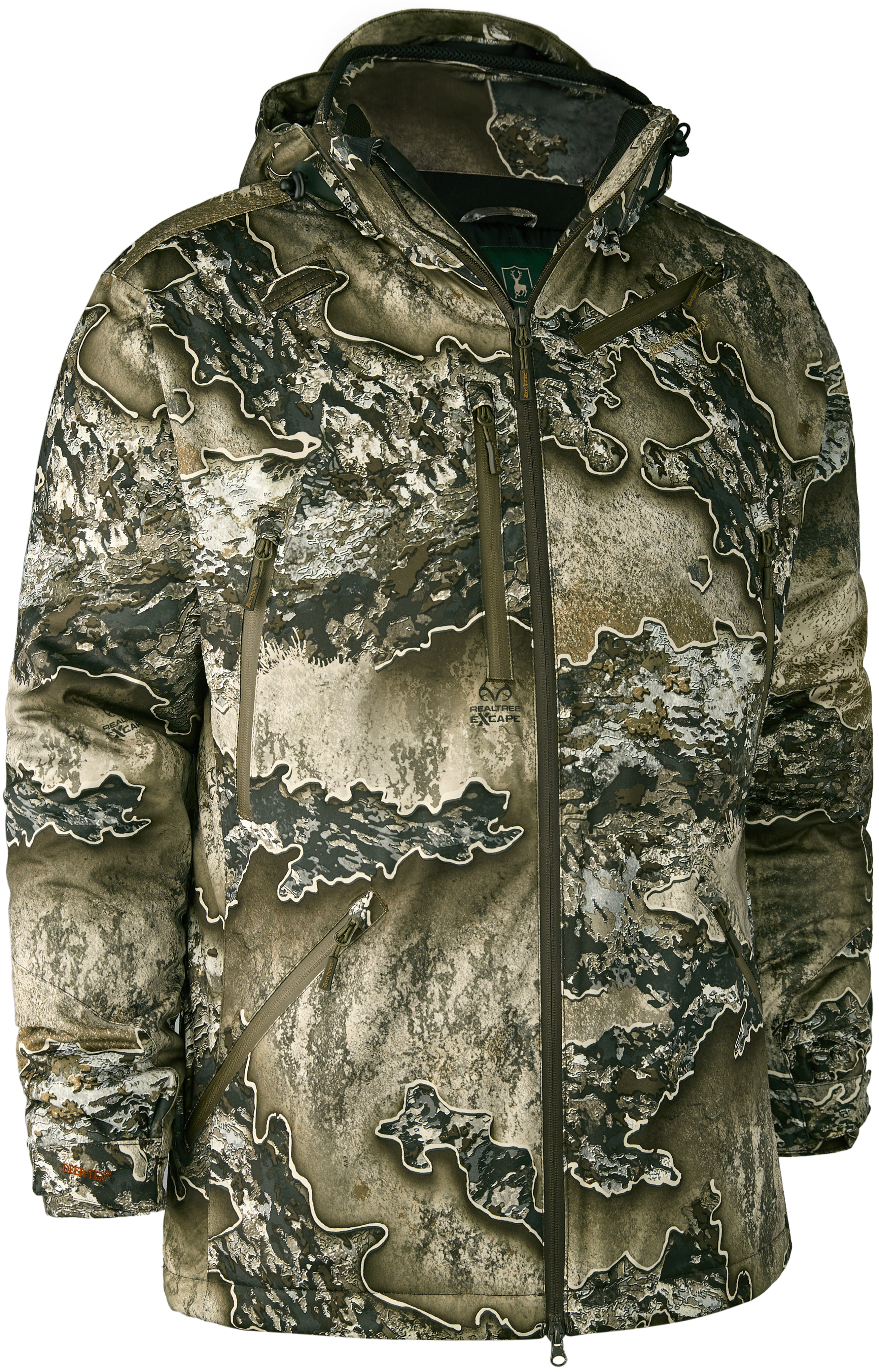Deerhunter Excape Winter Jacket topattu metsästystakki, Realtree EXCAPE