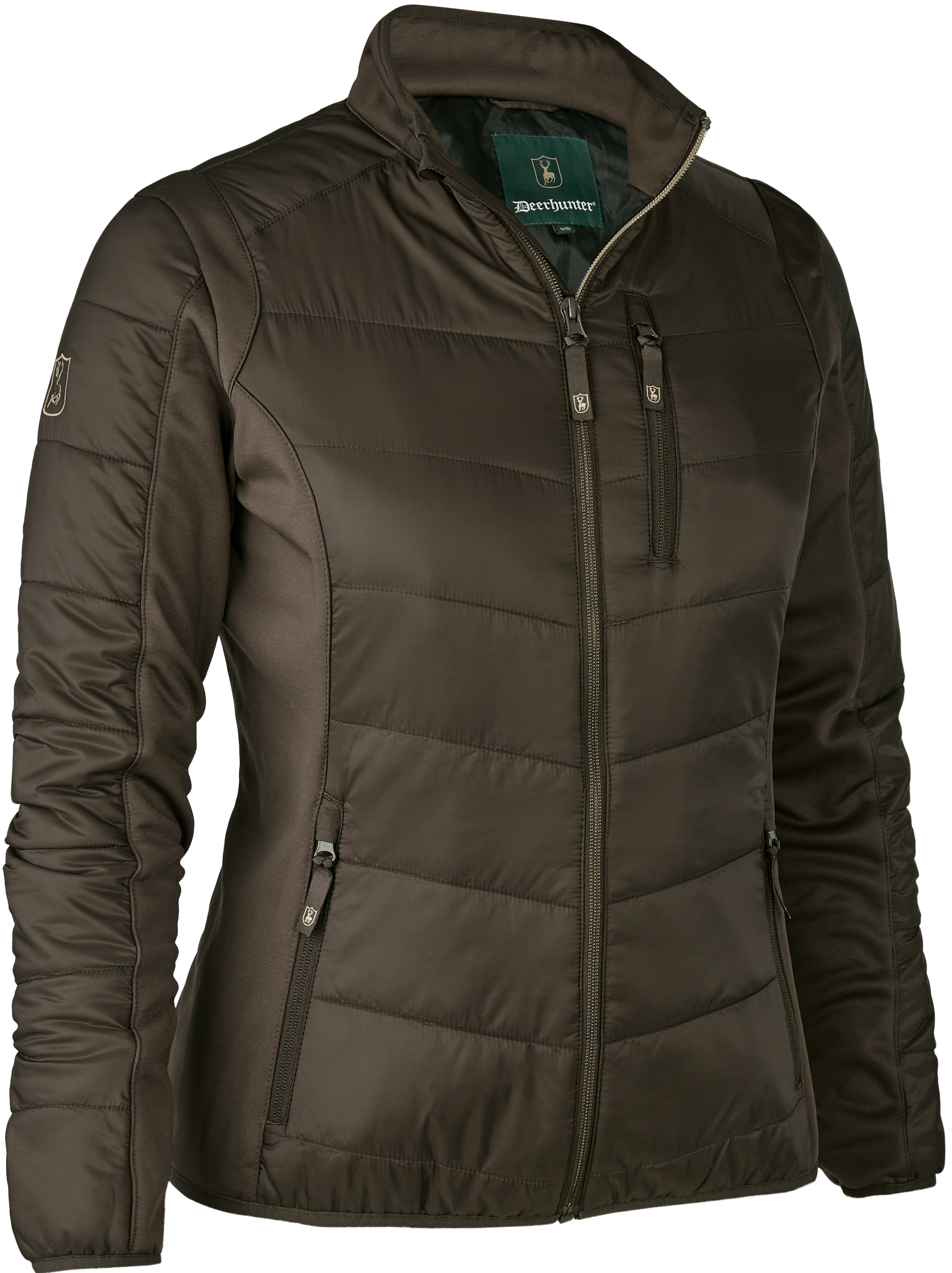 Deerhunter Lady Heat Padded Jacket naisten topattu lämpötakki, ruskea