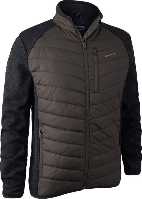 Deerhunter Moor Padded Jacket w/ Knit Brown Leaf