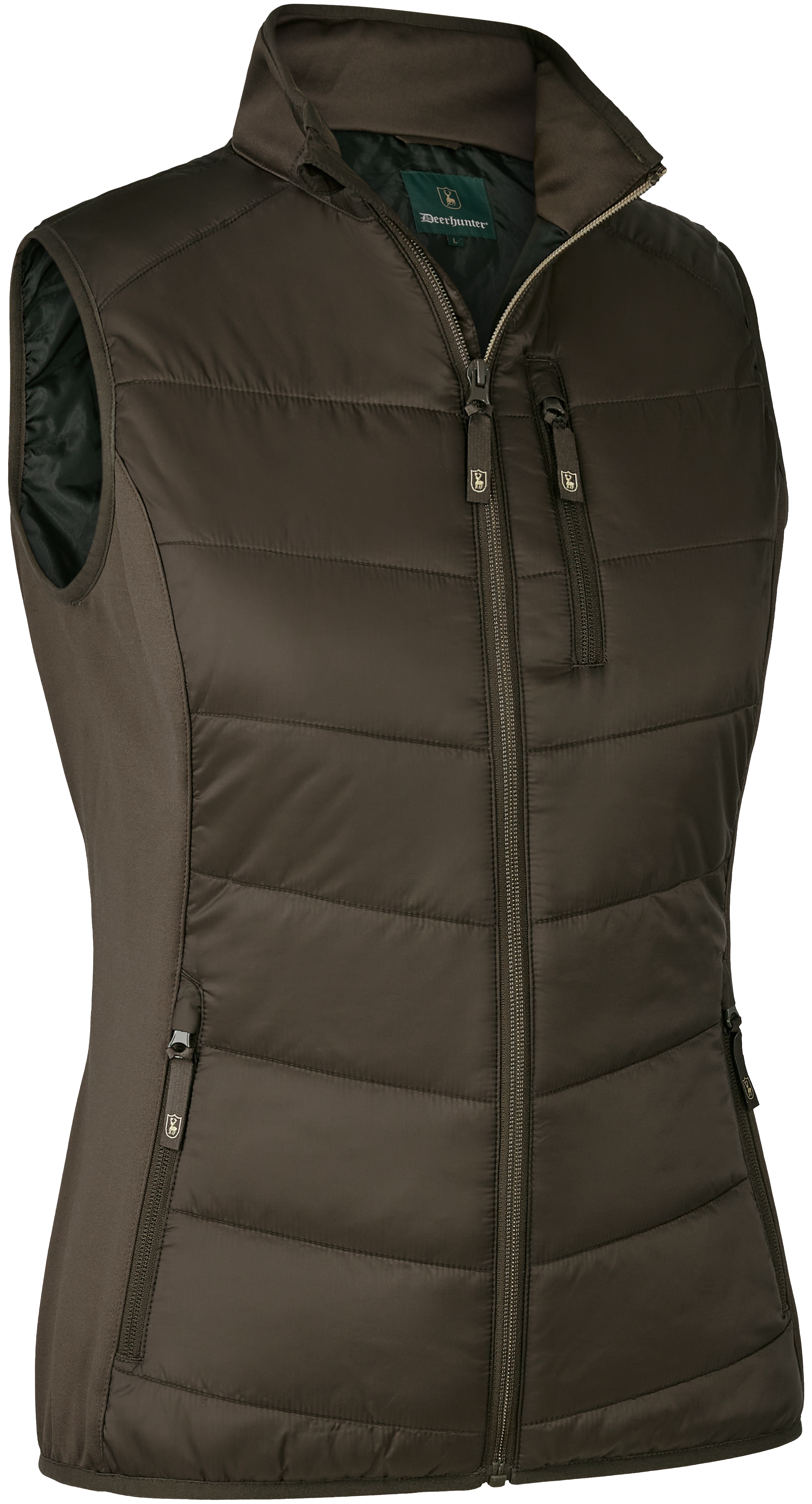 Deerhunter Lady Heat Padded Waistcoat naisten lämpöliivi, ruskea