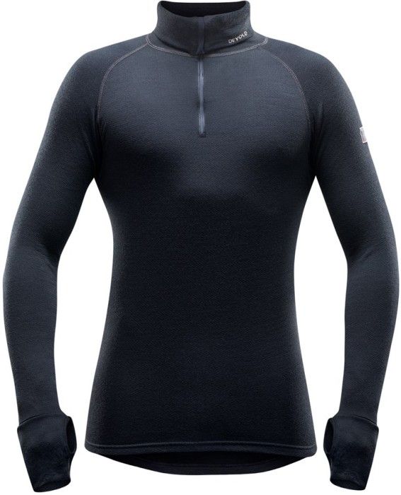 Devold Expedition Man Zip Neck Black