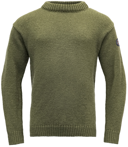 Devold Nansen Sweater Crew Neck Olive