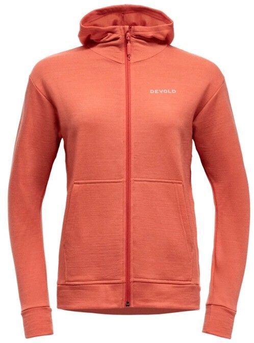 Devold Everyday Zip Hoodie Woman Coral