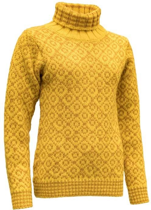 Devold Svalbard Sweater High Neck Cyber/Arrowwood