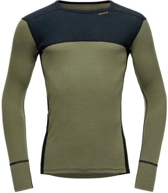 Devold Lauparen Merino 190 Shirt Man Ink/Lichen/Black