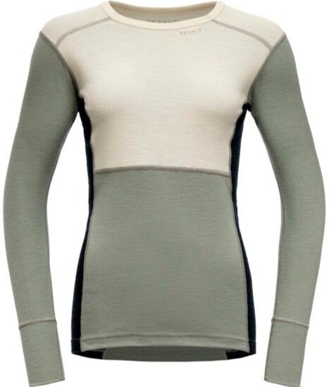 Devold Lauparen Merino 190 Shirt Woman Raw White/Fog/Ink