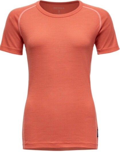 Devold Lauparen Merino 190 Base Tee Woman Coral
