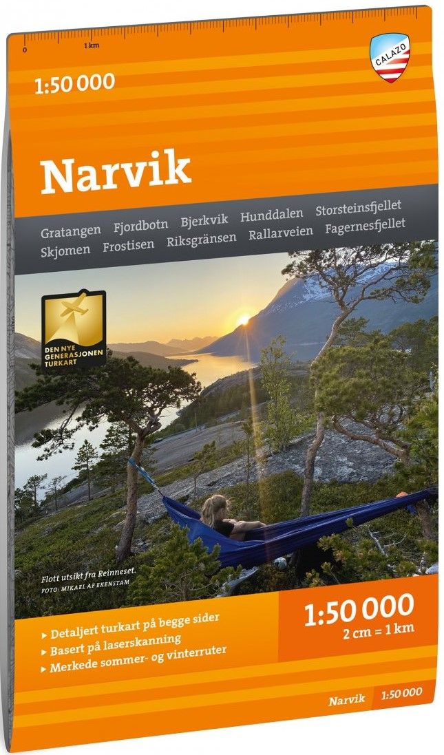 Calazo Turkart Narvik 1:50 000