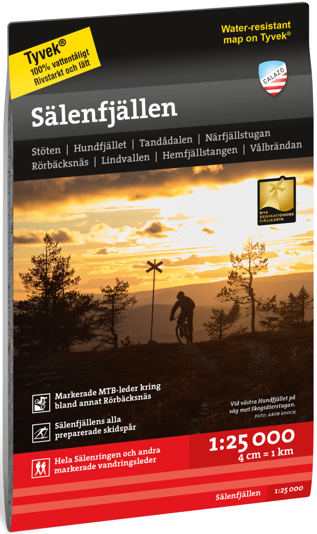 Calazo Sälenfjällen 1:25.000