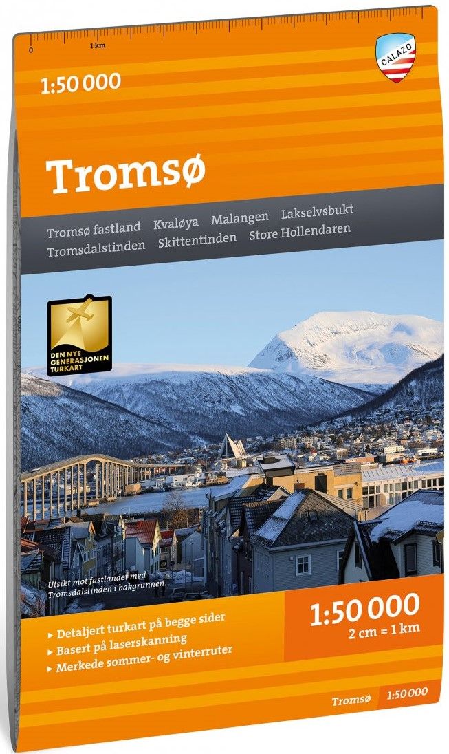 Calazo Turkart Troms&oslash; 1:50 000