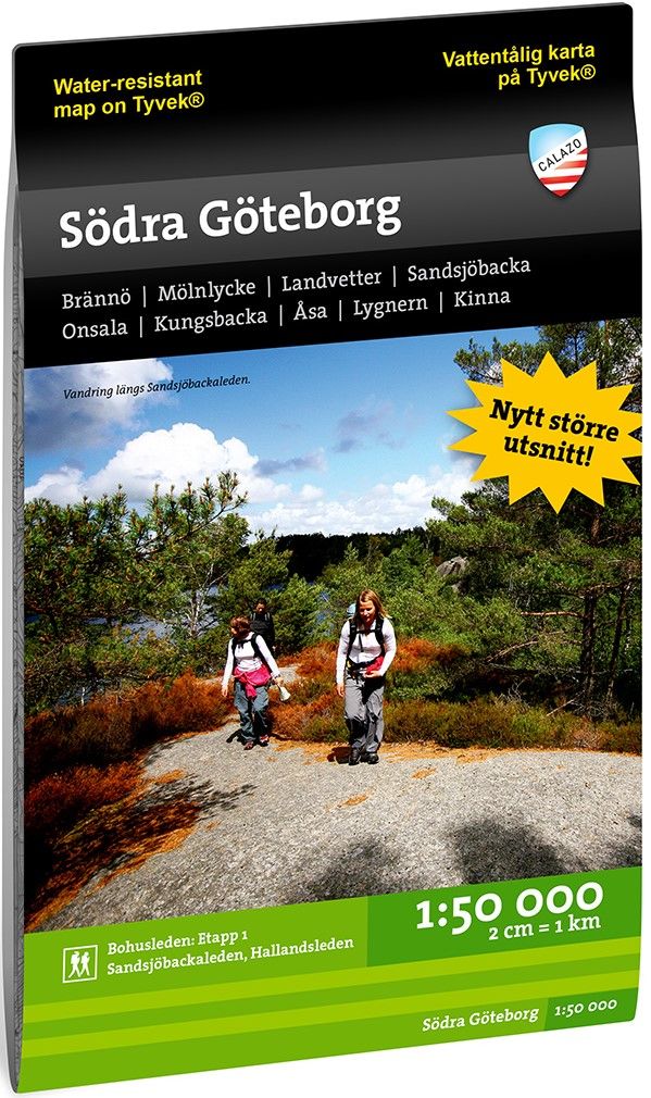 Calazo Södra Göteborg 1:50 000