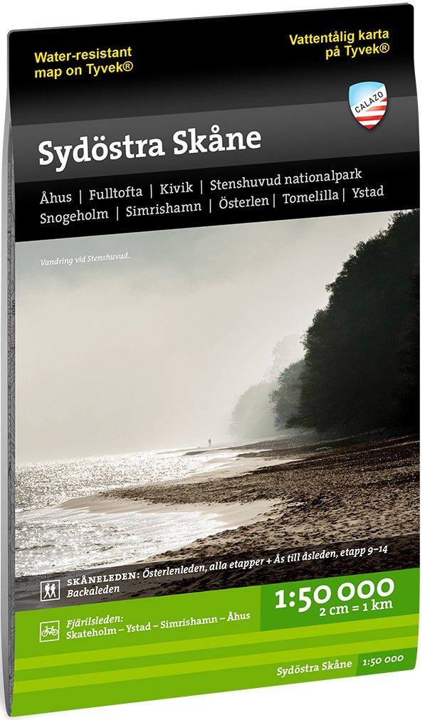 Calazo Syd&ouml;stra Sk&aring;ne 1:50 000